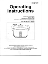 Panasonic SR-2363F Owner's manual