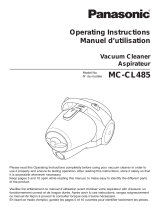 Panasonic MC-CL485 Owner's manual
