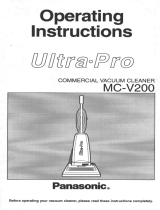 Panasonic MC-V200 Owner's manual