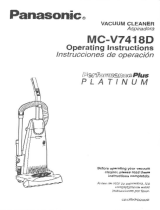Panasonic MC-V7418D Owner's manual