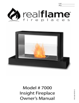 Real Flame 7000 Owner's manual