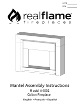 Real Flame 4001 Owner's manual