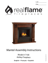 Real Flame 7100E-W Owner's manual