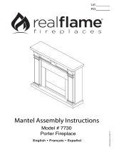 Real Flame 7730E-W Owner's manual