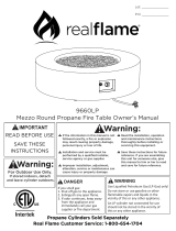 Real Flame 9660LP Owner's manual
