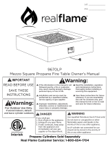 Real Flame 9670LP Owner's manual