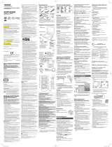 Toshiba SDP-74 SWR User manual