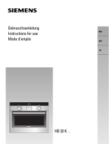 Siemens HB33K550 User manual