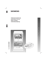 Siemens SF54861/08 Owner's manual