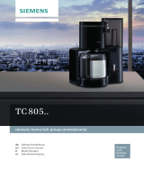 Siemens TC80503 User manual