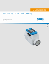 SICK FFU (DN25, DN32, DN40, DN50) Operating instructions