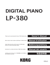 Korg LP-380U Owner's manual