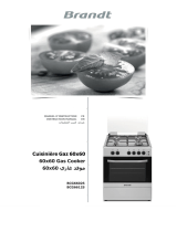 Brandt BCG6602W Owner's manual