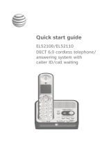 AT&T EL52100 Quick start guide