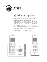 AT&T EL52345 Quick start guide