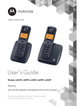 Motorola L604M User manual