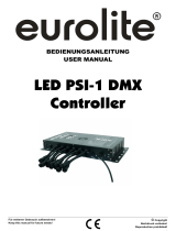 EuroLite LED PSI-1 DMX Controller User manual