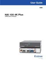 Extron HAI 100 4K Plus User manual