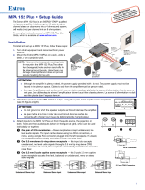 Extron electronics MPA 152 Plus User manual