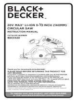Black & Decker Black + Decker BDCCS20C 20V Max Lithium-Ion Cordless Trim  User manual