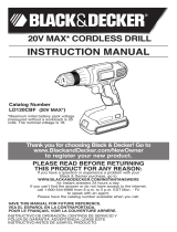 Black & Decker BDCD120VA User manual