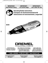 Dremel Outil Rotatif Multifonction 8220 Sans-fil 12V User manual