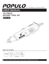 populo POPULO Rotary Tool Kit User manual