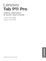 Lenovo Tab P11 Pro Quick start guide