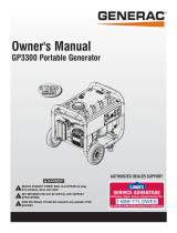 Generac GP3300 0064310 User manual