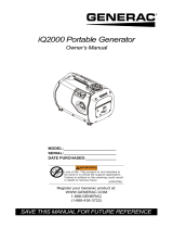 Generac iQ2000 G0071230 User manual