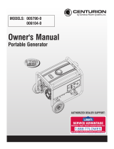 Generac Centurion 3250 0057900 User manual