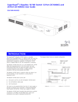 3com SS3 BASELINE 10/100 SWTCH 24 PT User manual