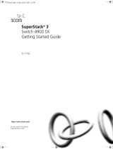 3com SuperStack 3 4900 SX Getting Started Manual
