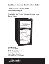 Haier HVTS18DABB - Dual-Zone Wine Cooler User manual