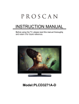 ProScan PLCD3271A-D User manual