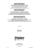 Haier HLT23E User manual