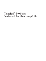 Lenovo THINKPAD T42P User manual