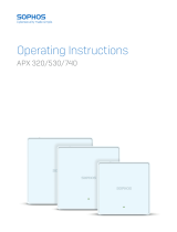 Sophos APX Series Operating Instructions Manual