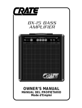 Crate BX-15 Owner's manual