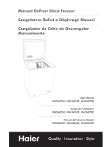 Haier HNCM070E - 7.0 cu. Ft. Capacity Freezer User manual