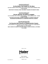 Haier MWG7047TW / B User manual