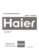 Haier HWM110-0713S User manual