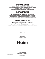 Haier HBE18 Series User manual