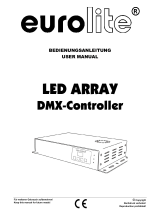 EuroLite LED ARRAY DMX-Controller User manual