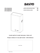 Sanyo SPW-W366HH58 Installation Instructions Manual