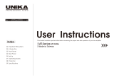 Unika MT series Owner's manual