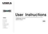 Unika DSP4000 Owner's manual