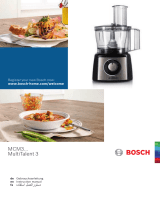 Bosch MCM3601M4/01 User manual