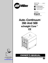 Miller AUTO-CONTINUUM 500 Owner's manual