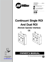 Miller CONTINUUM ROI (REMOTE OPERATOR INTERFACE) Owner's manual